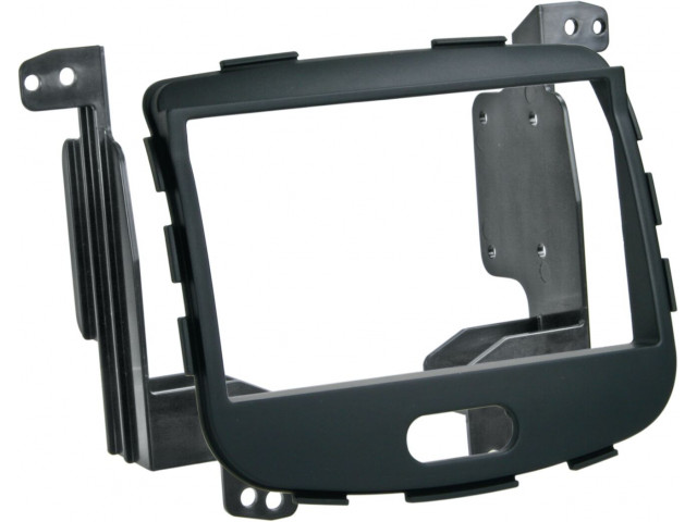 2-DIN Paneel Hyundai I10 2008-2013 - Kleur: Rubbertouch zwart 