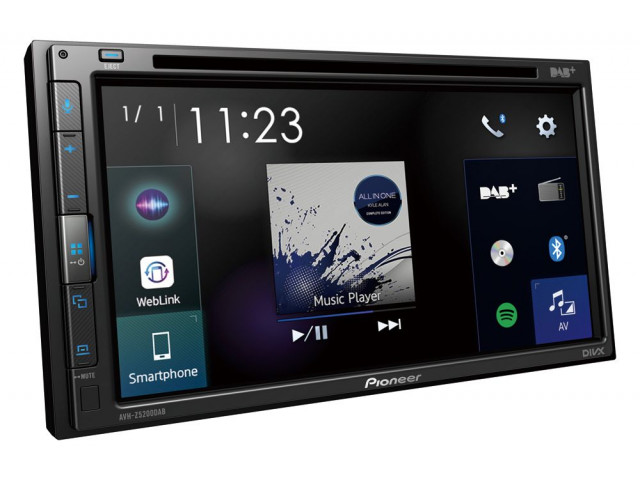 Pioneer AVH-Z5200DAB - Multimediaspeler - Dubbel Din - Apple Car Play - Bluetooth