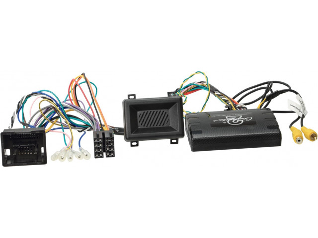 S.W.I. + Info Adapter Div.mod. Opel weergave van PDC/ Klimaatcontrol/ Stoelverwarming/ Video input