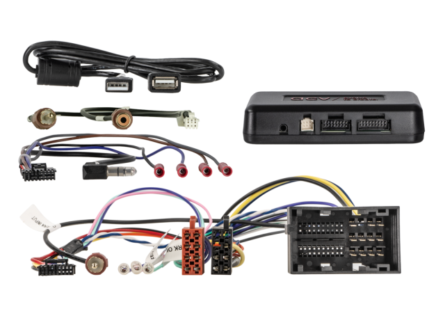 S.W.I. + Info adapter incl. lead Citroen/ Fiat/ Opel/  Voertuigen 52Pin Quadlock Multilead (43uft01)