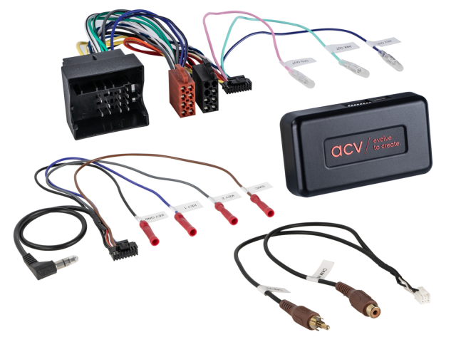 S.W.I. + Info adapter incl. lead Skoda/Volkswagen Voertuigen 40Pin Quadlock Multilead (43uvw01)