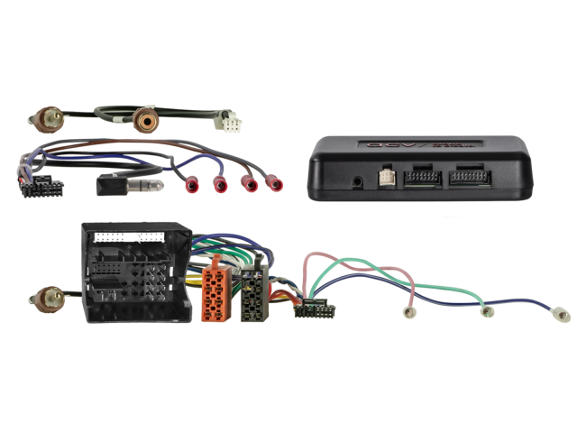 S.W.I. + Info adapter incl. lead Skoda/Volkswagen Voertuigen 52Pin Quadlock Multilead (43uvw03)