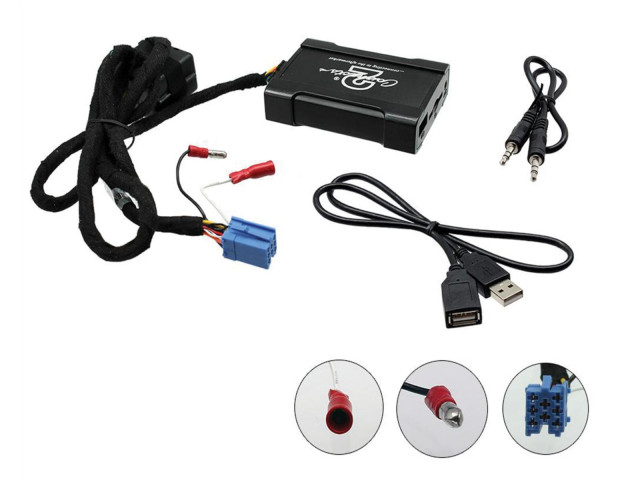 USB Interface Volkswagen Beetle/ Bora/ Golf 2/ Lupo/ Passat/ Polo/ Sharan/ T4