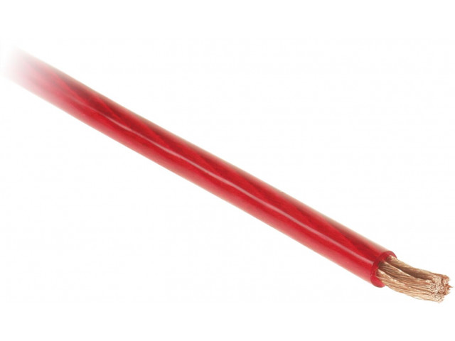 Voedingskabel 10,00 mm² rood 100 Meter