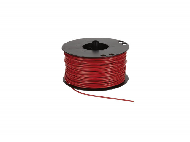 Voedingskabel haspel 1.50 mm² rood 100 Meter