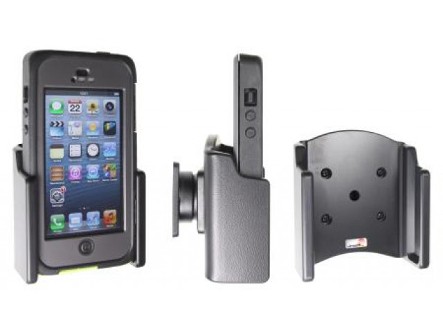 Apple iPhone 5 Passieve houder met swivelmount. Otterbox hoes