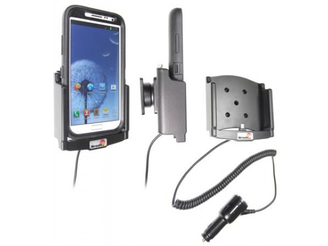 Samsung Galaxy Note II GT-N7100 Actieve houder met 12/24V lader. Otterbox Defender