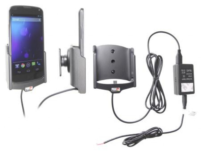 LG Nexus 4 Actieve houder met vaste voeding. Let op: Uitlopend artikel, Kan niet retour!