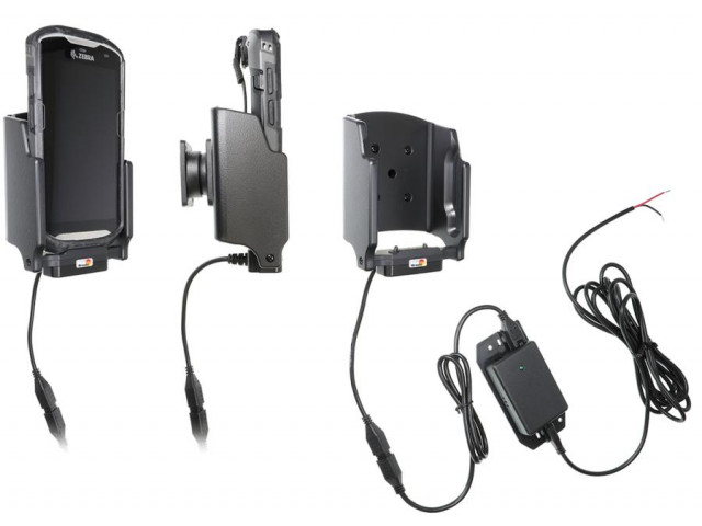 Zebra TC51 / TC52 / TC56 /TC57 Actieve houder met vaste voeding