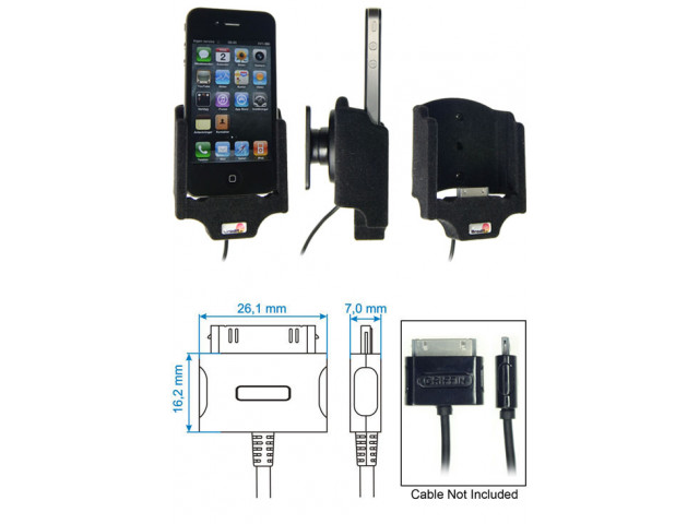 Apple iPhone 4/4S Passieve houder met deel voor Griffin Power Jolt kabel