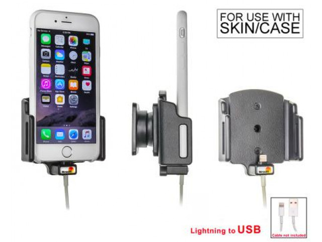 Apple iPhone 6 Passieve verstelbare houder. Originele Apple lightning naar USB kabel /slim (met skin