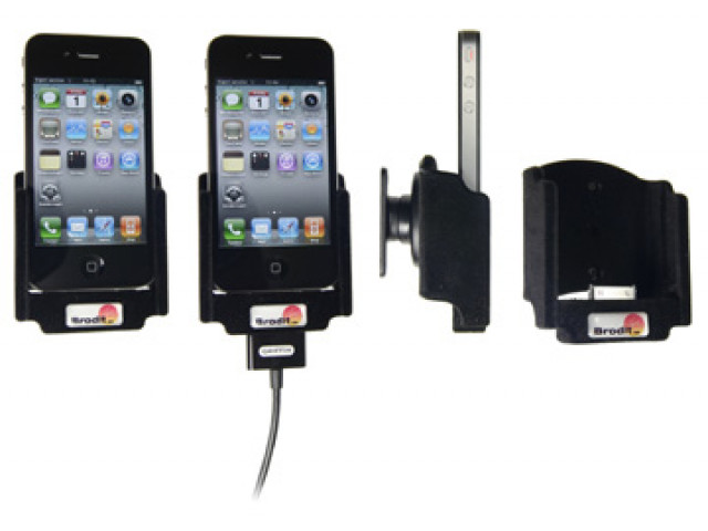 Apple iPhone 4/4S Passieve houder met ingebouwde connectorLet op: Uitlopend artikel, Kan niet retour