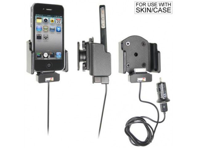 Apple iPhone 4/4S Actieve verstelbare houder met 12V USB plug