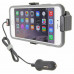 Apple iPhone 6/6S/6 Plus/7 Plus/8 Plus/Xs Max Actieve houder met 12V USB Plug. (met/zonder hoes)