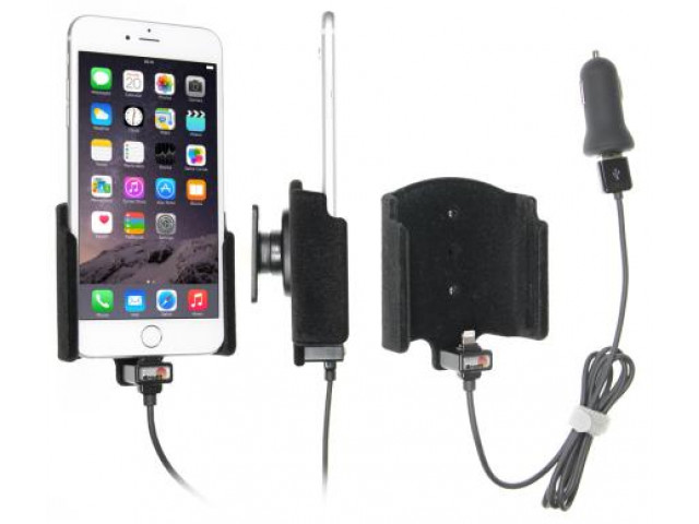 Apple iPhone 6 Plus / 6S Plus / 7 Plus / 8 Plus / Xs Max Actieve houder met 12V USB plug