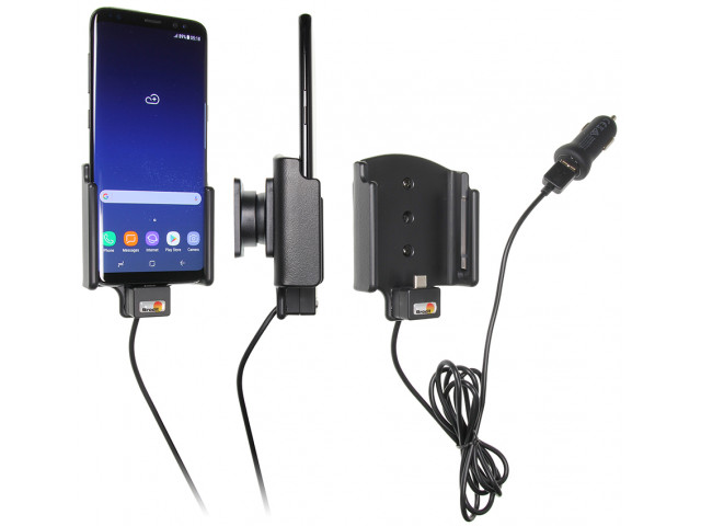 Samsung Galaxy S8 Actieve houder met 12V USB plug