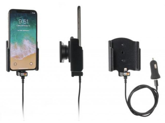 Apple iPhone X / Xs Actieve houder met 12V USB plug