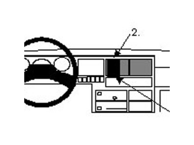 ProClip - Volkswagen T4 Transporter/Pickup 1991-1995 Center mount