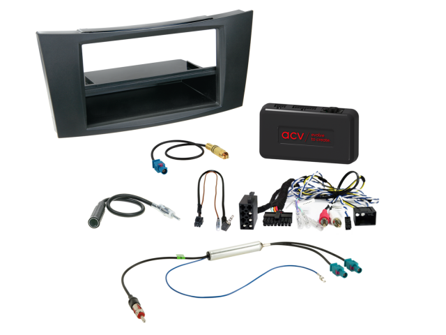 2-DIN-set met vak Mercedes-voertuigen LFB/analoog/antenne