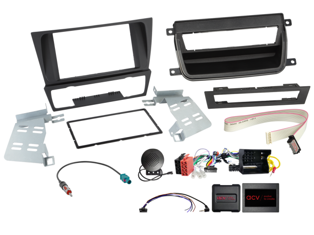 2-DIN KIT BMW 3series zonder smoker package SWC/antenna