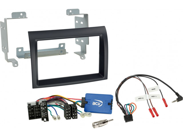 2-DIN Kit (Stuurwiel Interface) Fiat Ducato / Citroën Jumper / Peugeot Boxer 2014> 