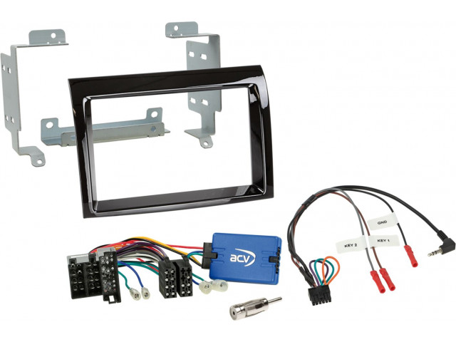 2-DIN Kit (Stuurwiel Interface) Fiat Ducato / Citroën Jumper / Peugeot Boxer 2006-> 