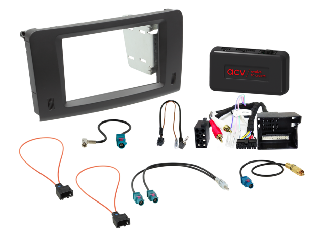 2-DIN-set Mercedes M-Klasse (W164)/GL-Klasse (X164)