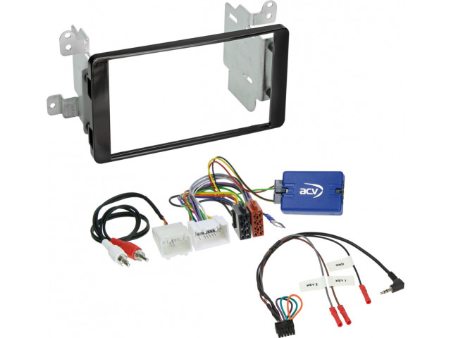 2-DIN Kit Fiat Fullback (KT0T)/Mitsubishi L200 (KJ0T) LFB/AUX