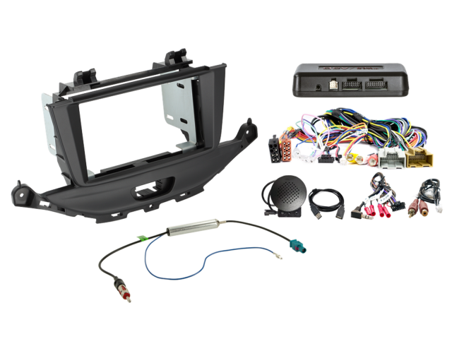 2-DIN Kit Opel Astra K 2015-2019 20Pin curry/grijs i-dapter