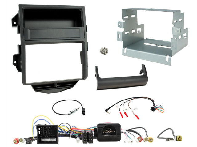 2-Din Inbouw-KIT Porsche Macan 2014-2016 zonder soundsystem , SWI