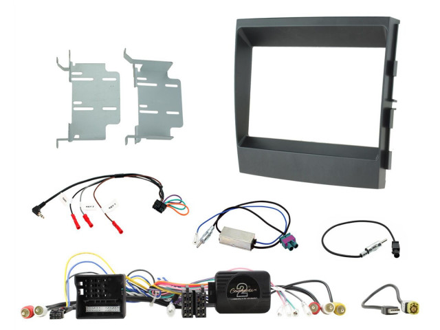 2-DIN Inbouw-KIT Porsche Panamera 2009-2016 Zonder Soundsystem en met SWI