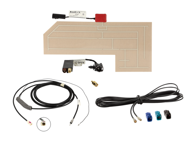 Glas Zelfklevende Antenne / Folie Zelfklevende Antenne AM/FM/DAB+ Kit
