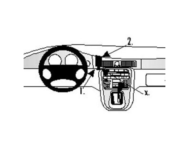 ProClip - Jaguar XJ8/ XJR/ XR8 Center mount