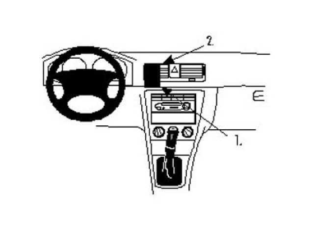 ProClip - Skoda Octavia I 1999-2006 Center mount