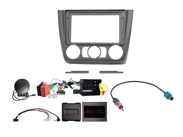 9" Kit BMW 1series 2007-2013 manual airco SWC/antenna/PDC