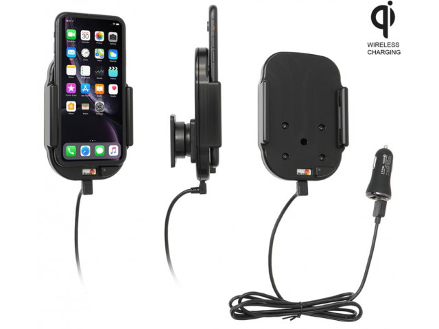 Apple iPhone XR / 11 QI wireless  houder met 12V USB plug