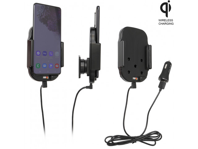 Samsung Galaxy S20 Plus Qi Wireless Actieve houder met 12V USB plug