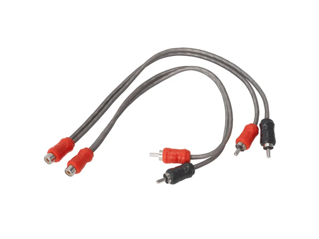 Auto-Connect Level 1 RCA Y-adaptor 2Male 1Female