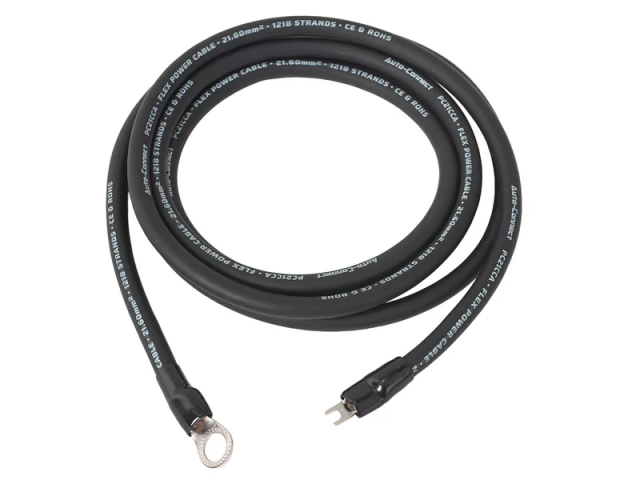 Auto-Connect Power cable CCA 21mm2 Term. 2.5M black Auto-Connect Power cable CCA 21mm2 Term. 2.5M black