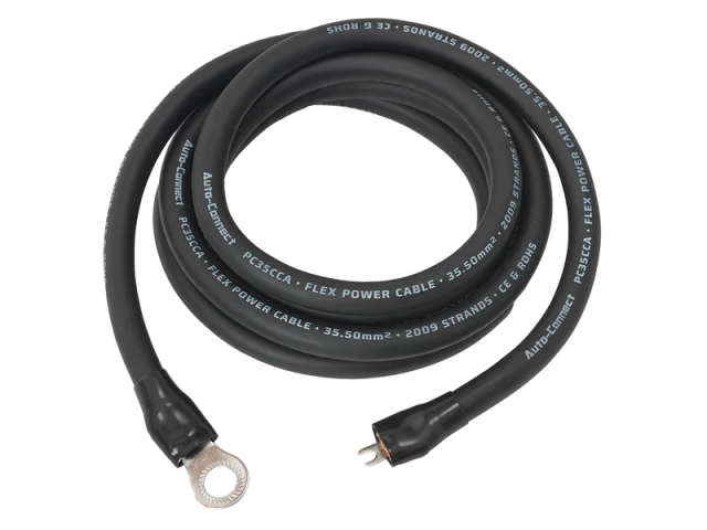 Auto-Connect Power cable CCA 35mm2 Term. 2.5M black     