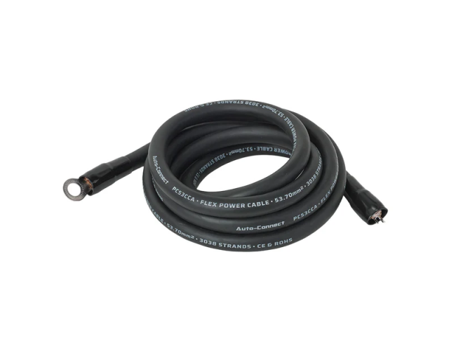 Auto-Connect Power cable CCA 53mm2 Term. 2.5M black Auto-Connect Power cable CCA 53mm2 Term. 2.5M black