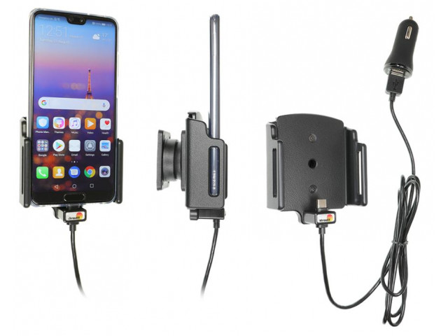 Huawei P20 / P20 PRO  Actieve houder met 12V USB plug