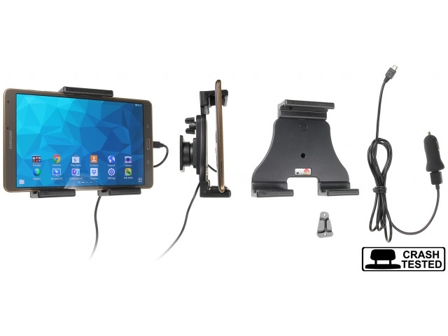 Universele Verstelbare Tablet Actieve houder met12V USB Plug 120-150mm 