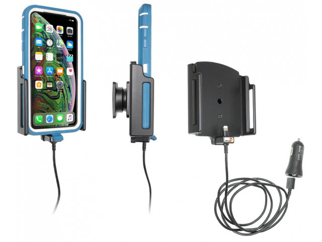 Apple iPhone Xs Max / iPhone 11 Pro/ Pro  Max Actieve verstelbare houder met 12V USB plug