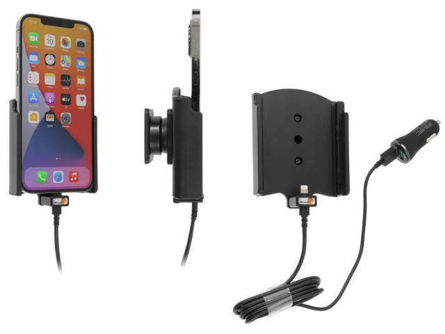 Apple iPhone 12 Pro Max  Actieve houder met 12V USB sig-plug