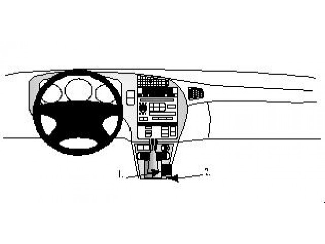 ProClip - Saab 9-5 1998-2006 Console mount