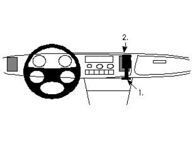 ProClip - Saab 900 1983-1993 Center mount