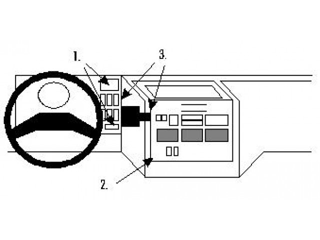 ProClip - Iveco Eurocargo 1991-2004 Center mount