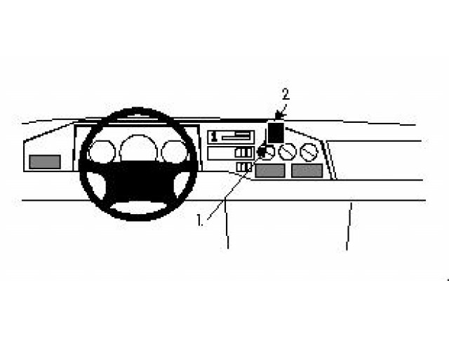 ProClip - Volkswagen LT28/LT31/LT35/LT46 MB Sprinter Center mount