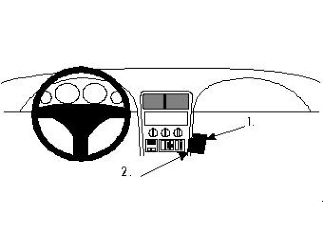 ProClip - BMW Z3 1996-2002 Angled mount